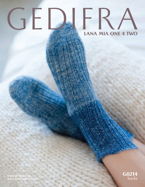 Gedifra Lana Mia One 4 Two Socks (PDF Download)