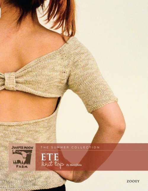 Juniper Moon Farm Zooey Ete Knit Top | Knitting Pattern
