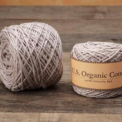 Organic Cotton Balls Sport Weight Yarn | Silver