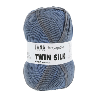 Lang Twin Silk Horoscope One Fingering Wool Silk Nylon Knitting Yarn