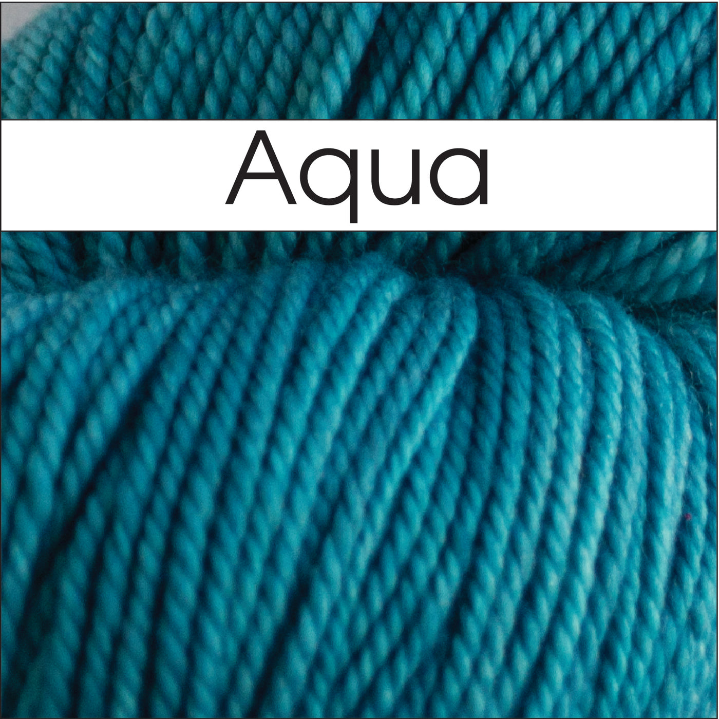 Anzula Squishy Yarn in Aqua - Fillory Yarn