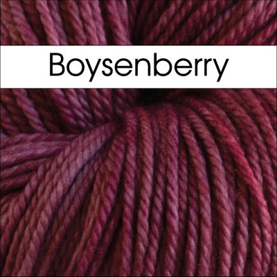 Anzula Squishy Yarn in Boysenberry - Fillory Yarn