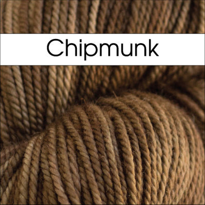 Anzula Squishy Yarn in Chipmunk - Fillory Yarn