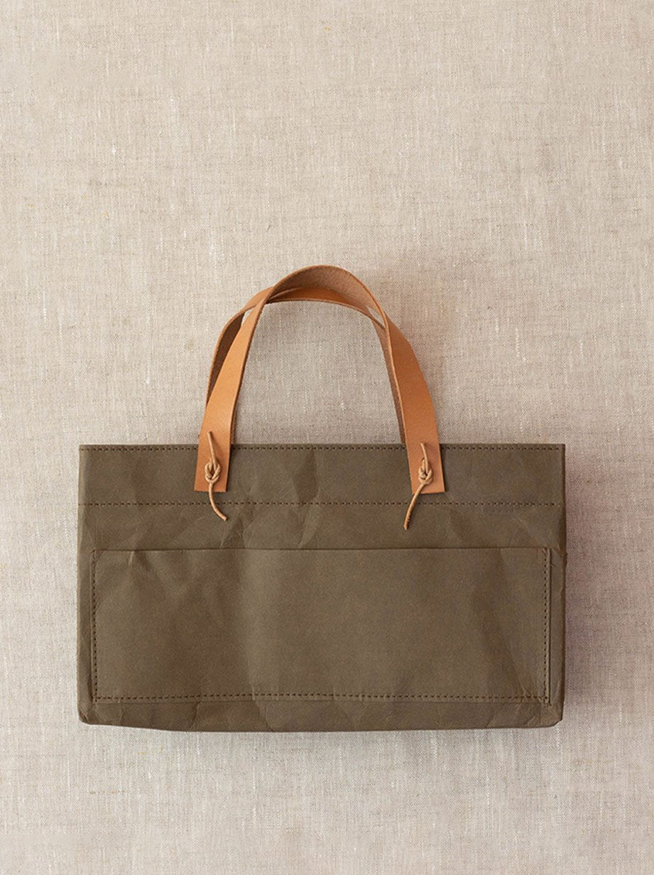 Cocoknits Kraft Caddy - Olive Folded