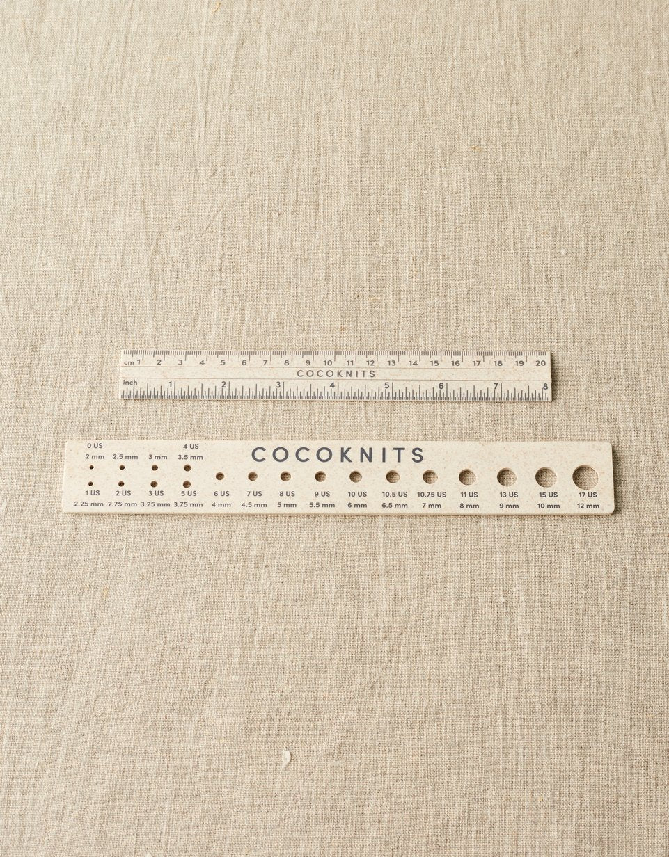 Cocoknits Ruler and Gauge Set