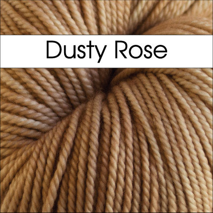 Anzula Squishy Yarn in Dusty Rose - Fillory Yarn