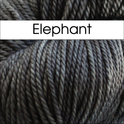 Anzula Squishy Yarn in Elephant - Fillory Yarn