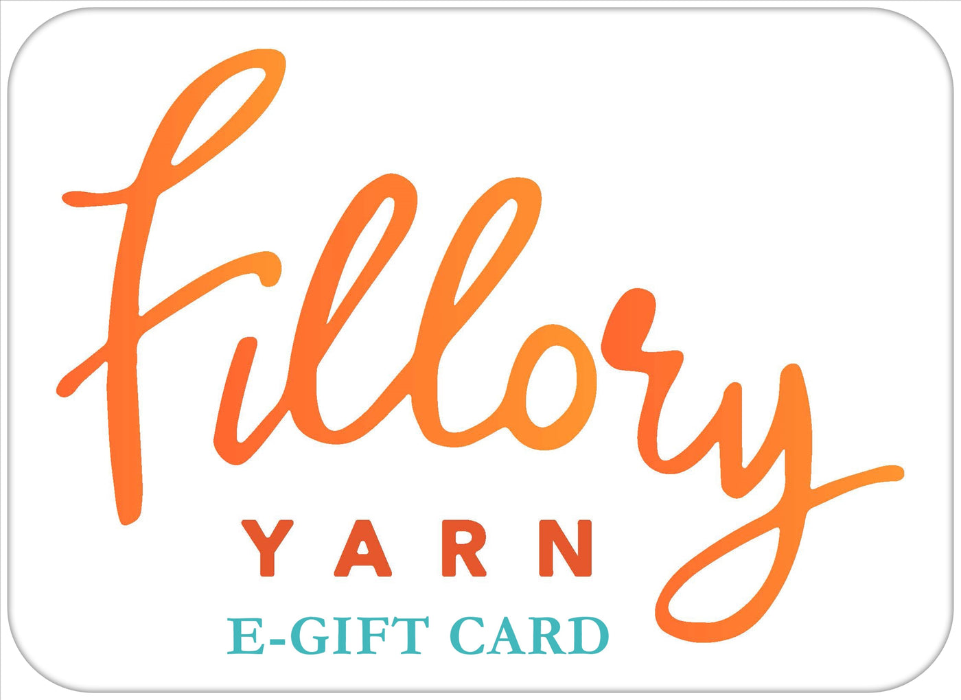 Electronic Gift Card of $500 - Fillory Yarn