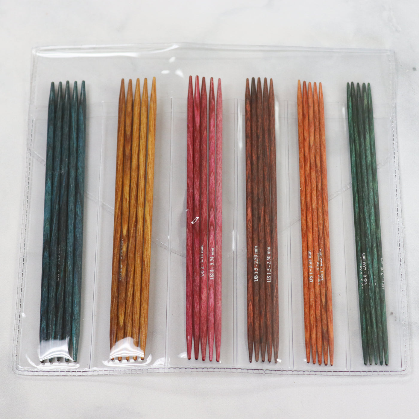 Knitter's Pride Dreamz Symfonie Wood 5" Double Pointed Needle Set (0-3)
