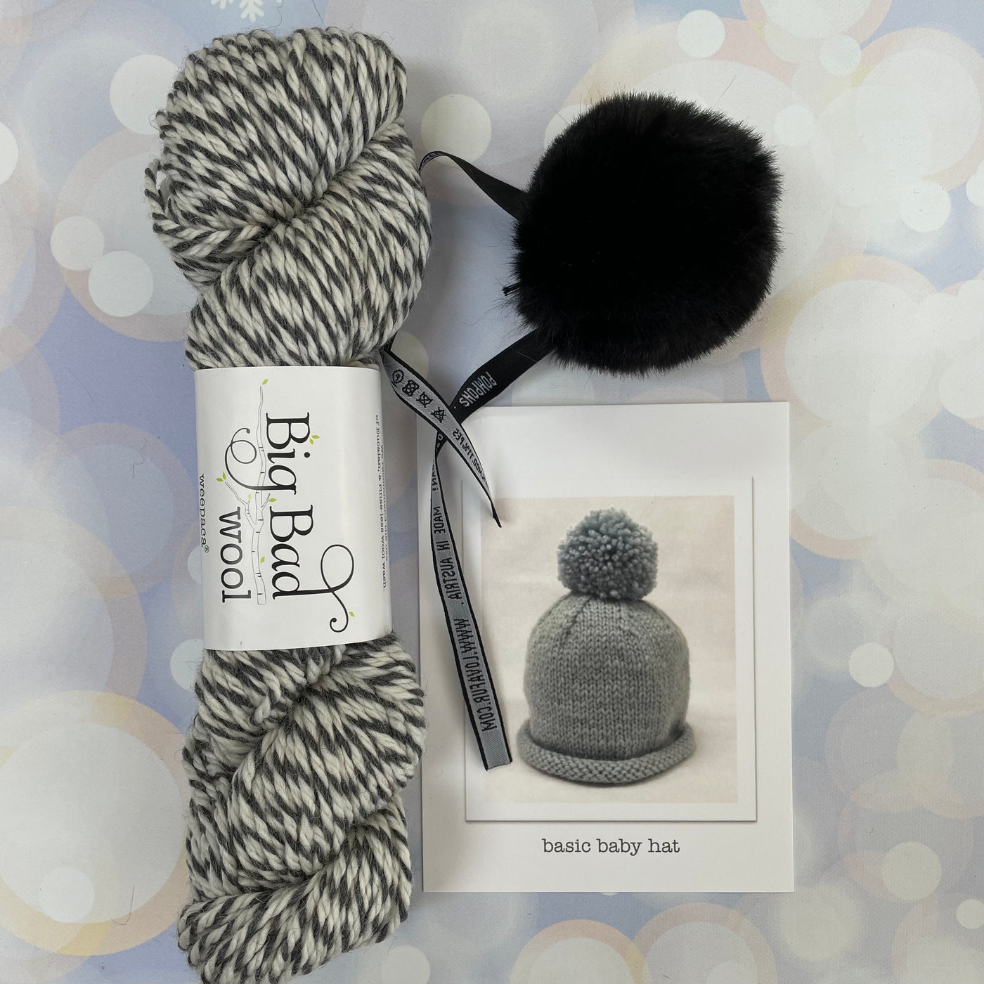 Big Bad Wool Basic Baby Hat Kit