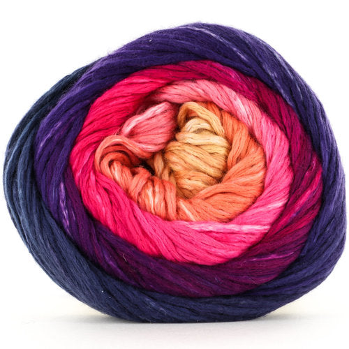 Juniper Moon Farm Cumulus Rainbow Cotton Nylon Knitting Yarn