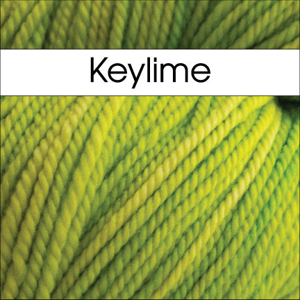 Anzula Squishy Yarn in Keylime - Fillory Yarn