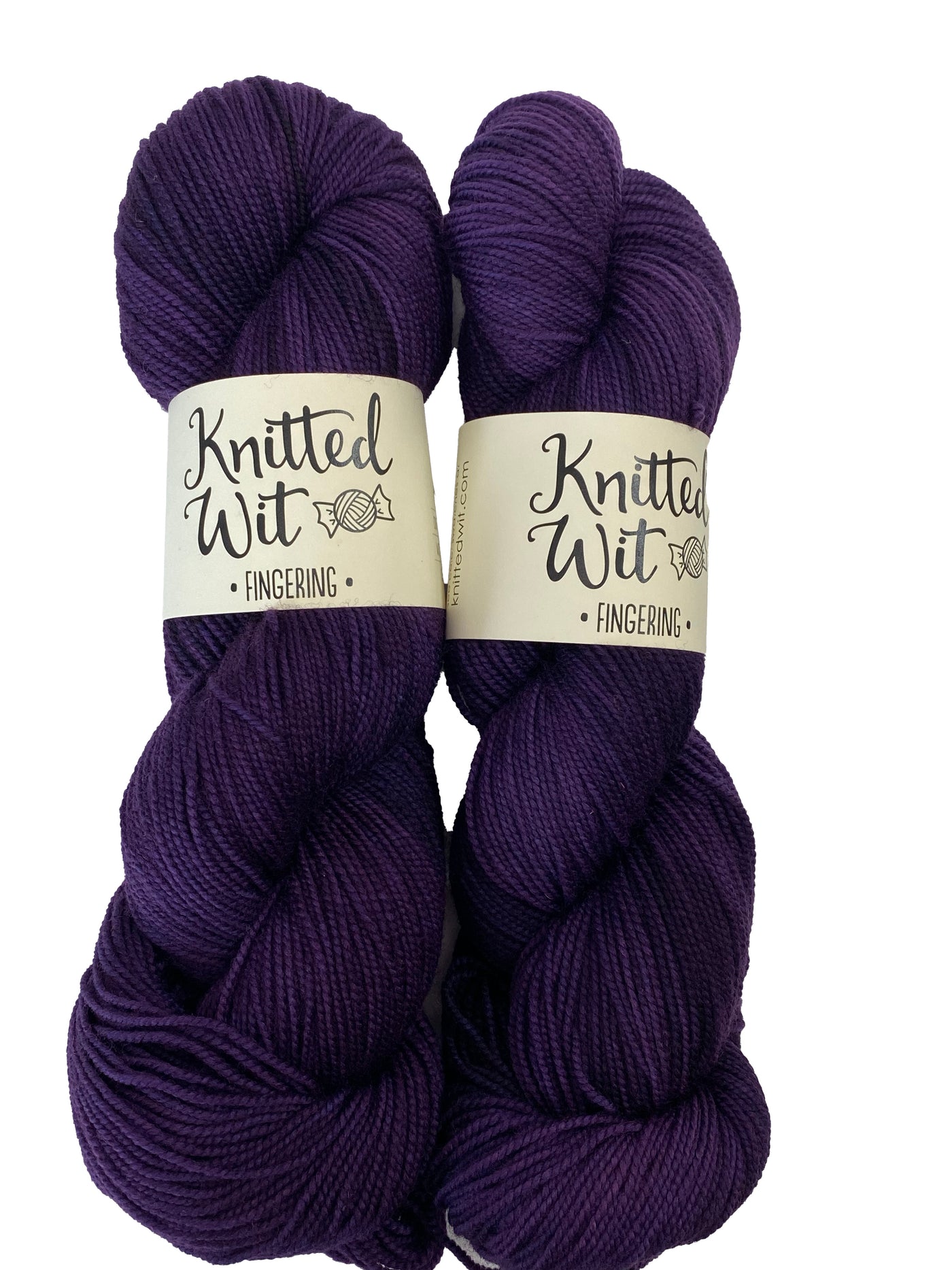 Knitted Wit Fingering Semi-Solids Superwash Merino Wool Knitting Yarn