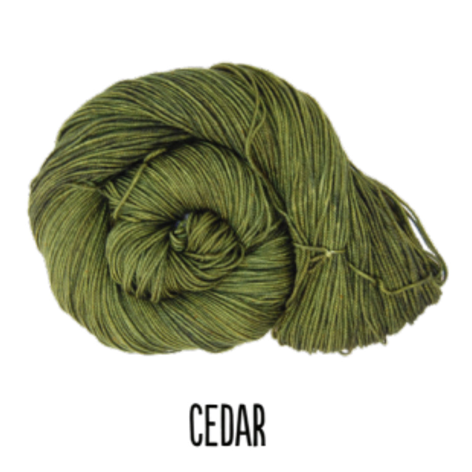 Knitted Wit Fingering Semi-Solids Superwash Merino Wool Knitting Yarn