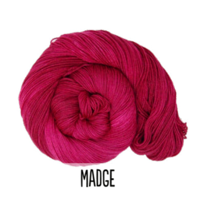 Knitted Wit Fingering Semi-Solids Superwash Merino Wool Knitting Yarn