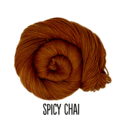 Knitted Wit Fingering Semi-Solids Superwash Merino Wool Knitting Yarn