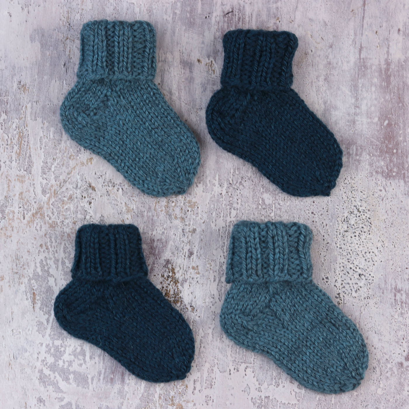 The Fibre Co. Cumbria One Sock Baby Pattern (PDF Download)