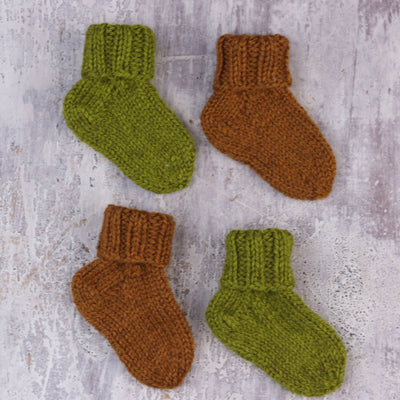 The Fibre Co. Cumbria One Sock Baby Pattern (PDF Download)