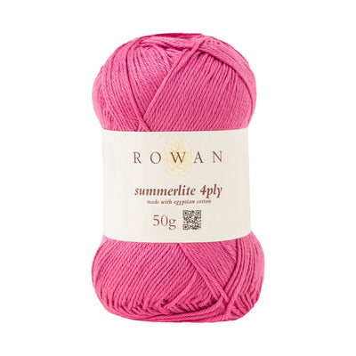 Rowan Yarn | Summerlite 4 ply Cotton Yarn - Pink