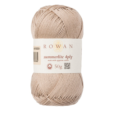 Rowan Yarn | Summerlite 4 ply Cotton Yarn - Brown
