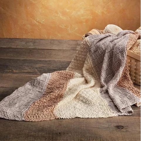 Pick A Knit Blanket Kit | Appalachian Baby - Front View