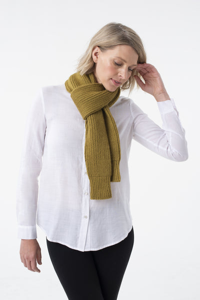 Shibui Knits Madison Ribbed Sleeve Scarf (Birch)