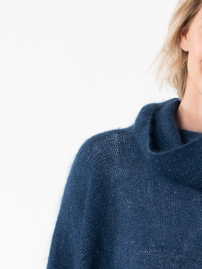 Shibui Knits Cirrus Poncho (Pebble + Silk Cloud)