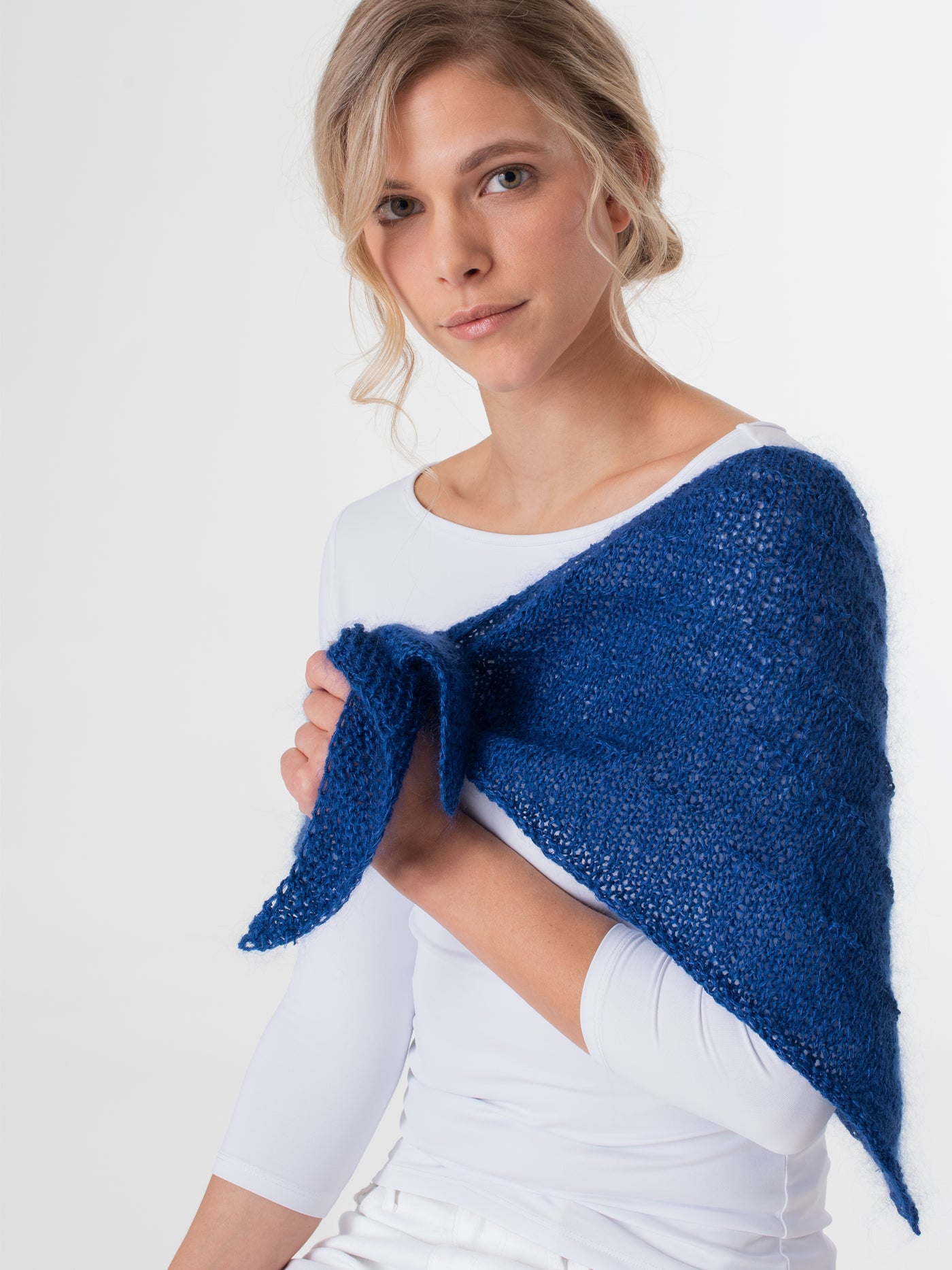 Shibui Knits Torrent Shawl 2 (Vine + Silk Cloud)