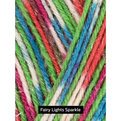 Christmas 2021 Knitting Yarn Fairy Lights Sparkle