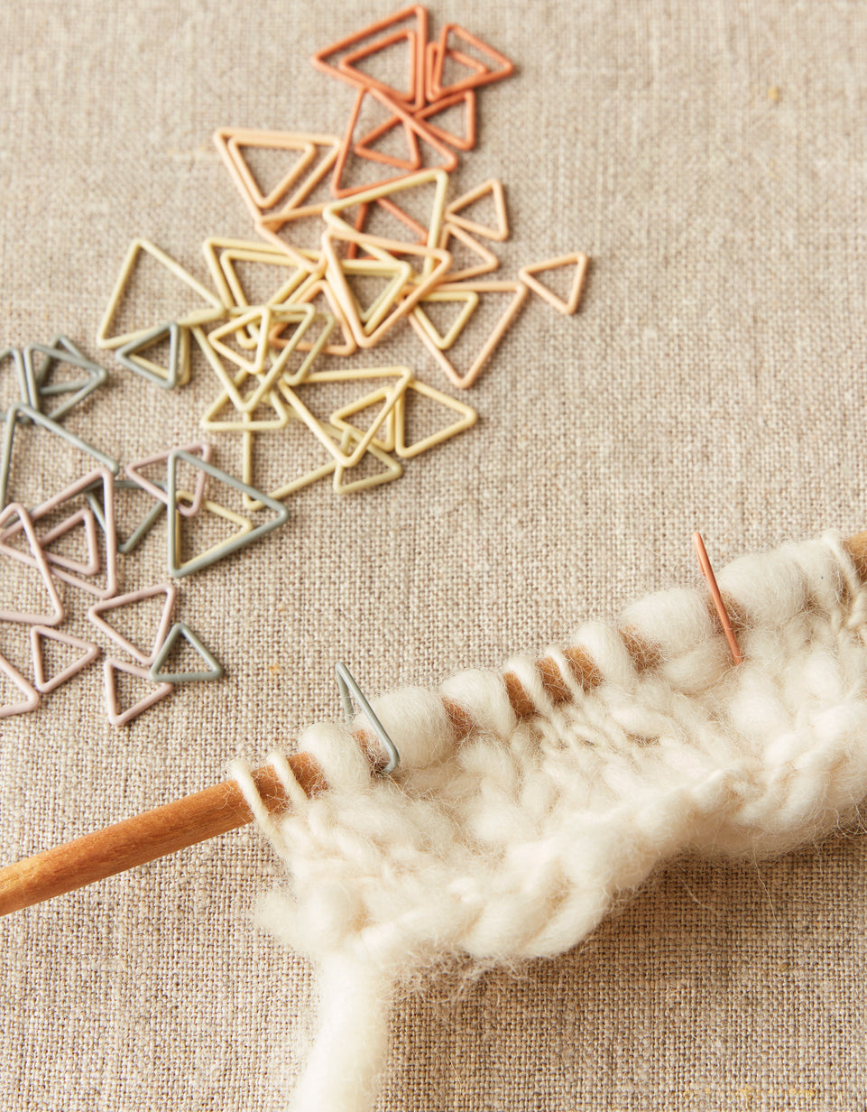 Cocoknits Triangle Stitch Markers-Earth Tones