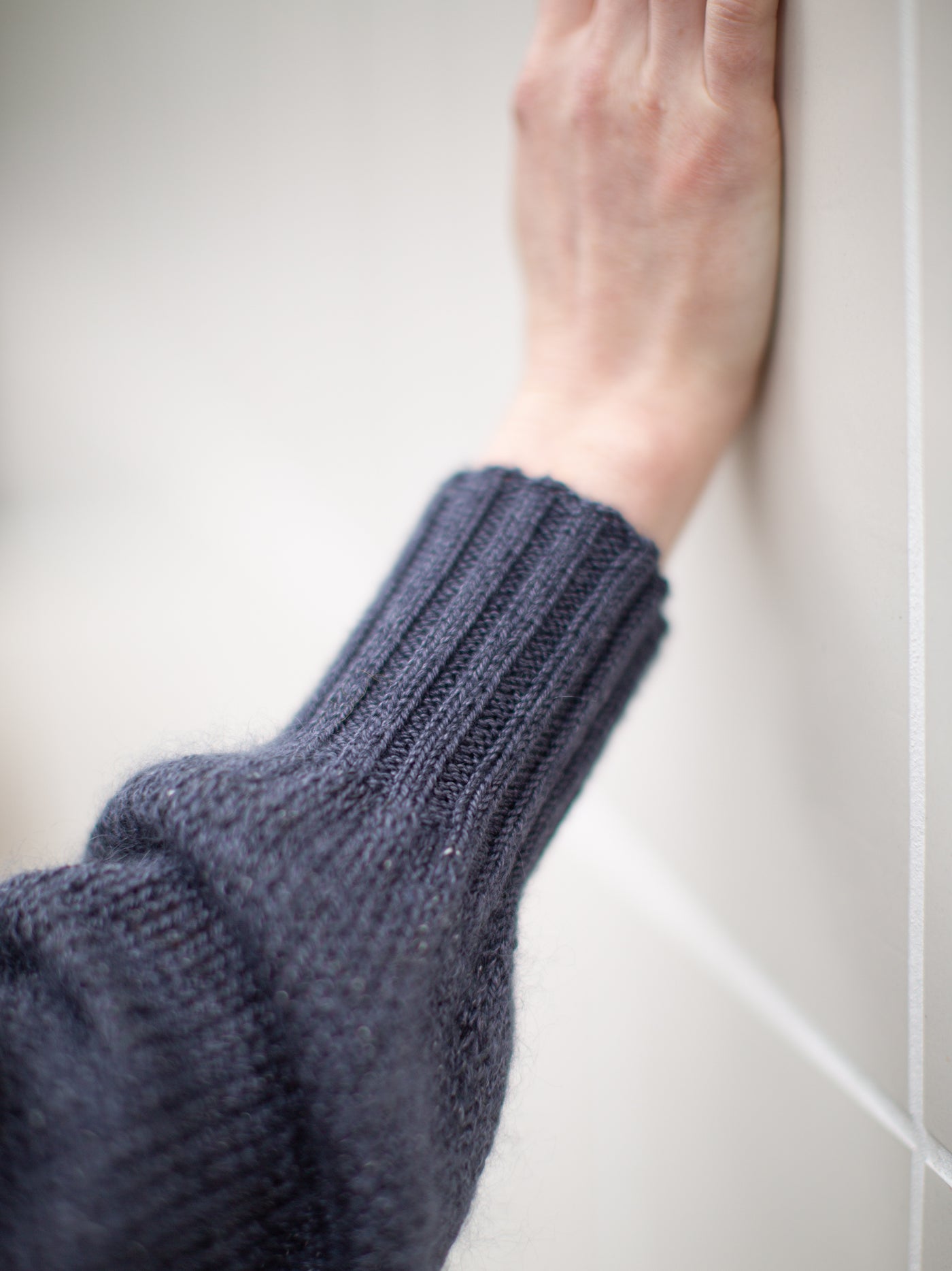 Shibui Knits Virga Cardigan (Tweed Silk Cloud + Lunar)