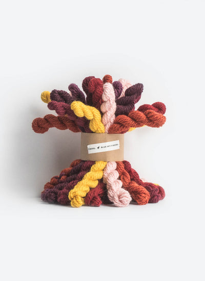Blue Sky Fibers - Woolstok Bundle Kit | Red, Pink, Yellow
