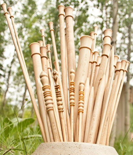 Brittany Birch Wood Single Point Knitting Needles – Fillory Yarn