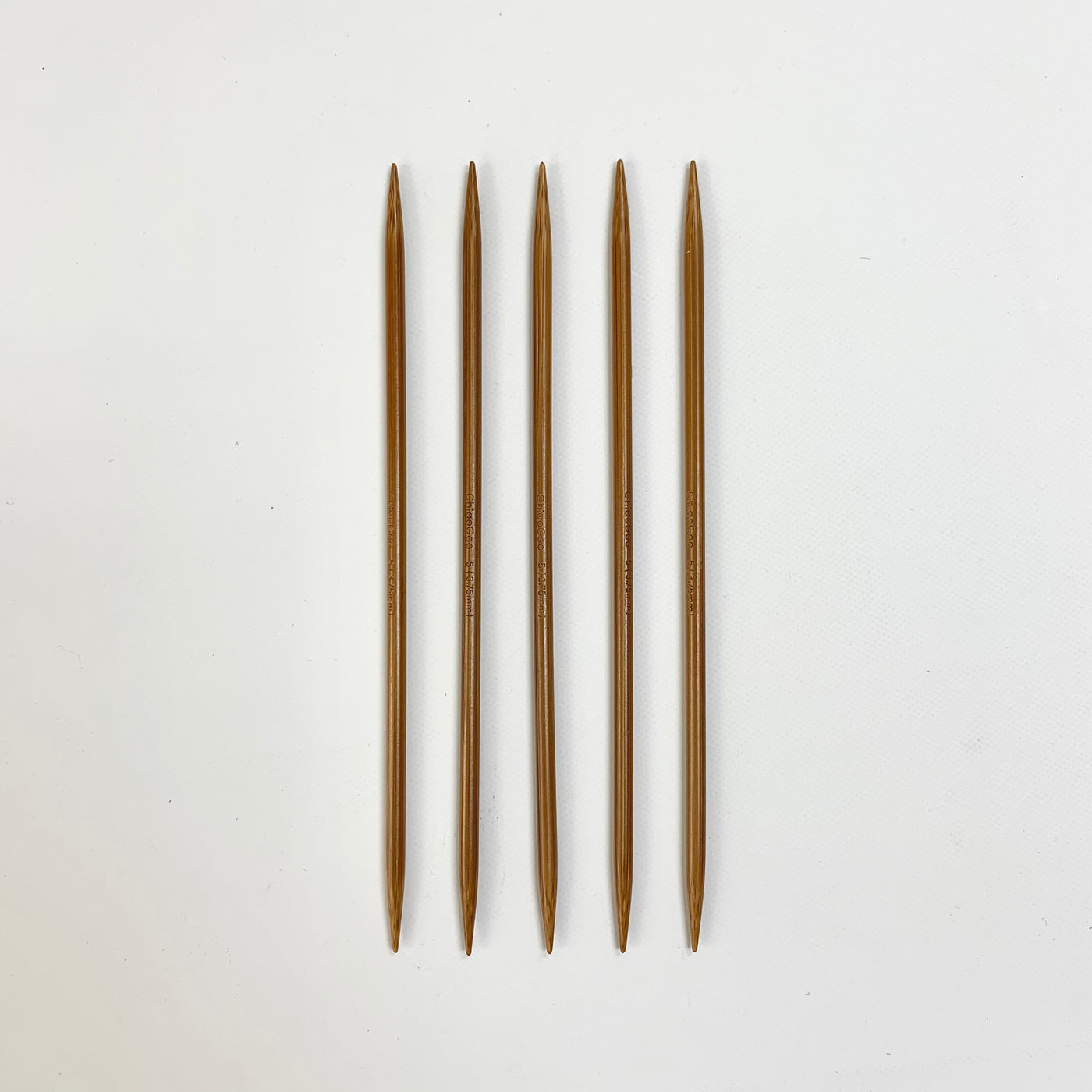 Chiaogoo Patina Bamboo 6" Double Point Knitting Needles - Online Store