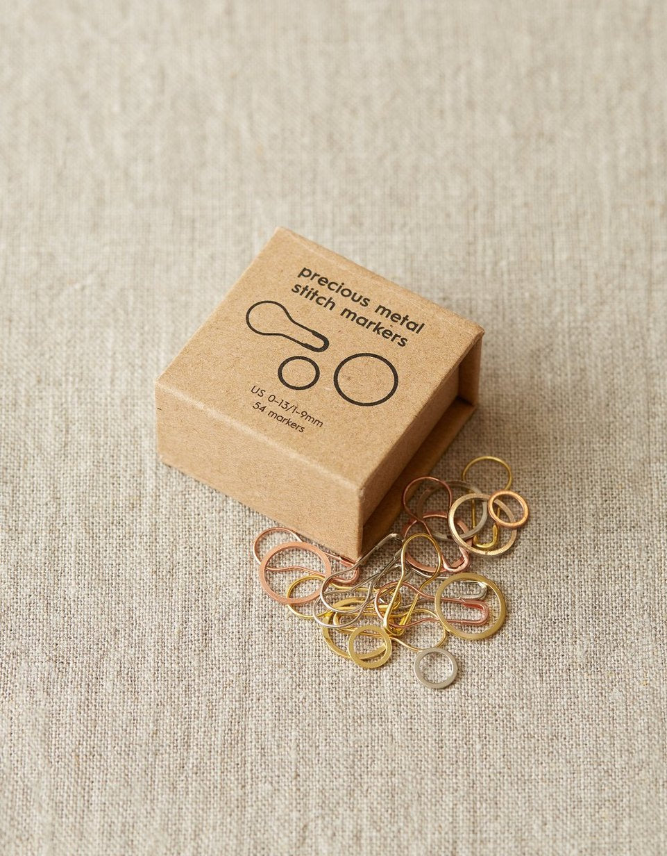 Cocoknits Stitch Markers Precious Metal - Box