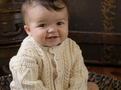 Aran Baby Cardigan Kit - Appalachian Baby Design