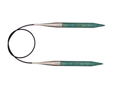 Knitting Needles Size 8 Metal Green Single Point 5.00mm Aluminum 7.5 Inches