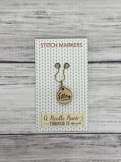 Fillory Wooden Stitch Markers by A Needle Runs Through It - Fillory Yarn