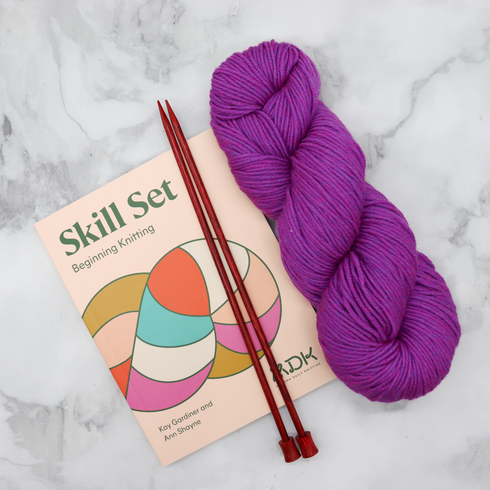 Learn to Knit Kit with Skill Set