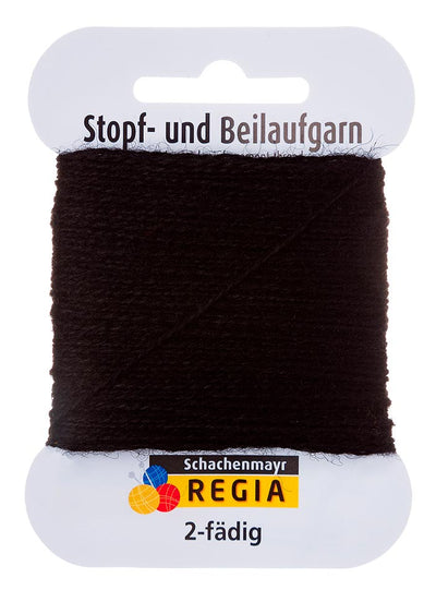 Regia 2-ply 5g Darning Wool - Black