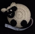 Retractable Crochet Animal Tape Measure - Sheep
