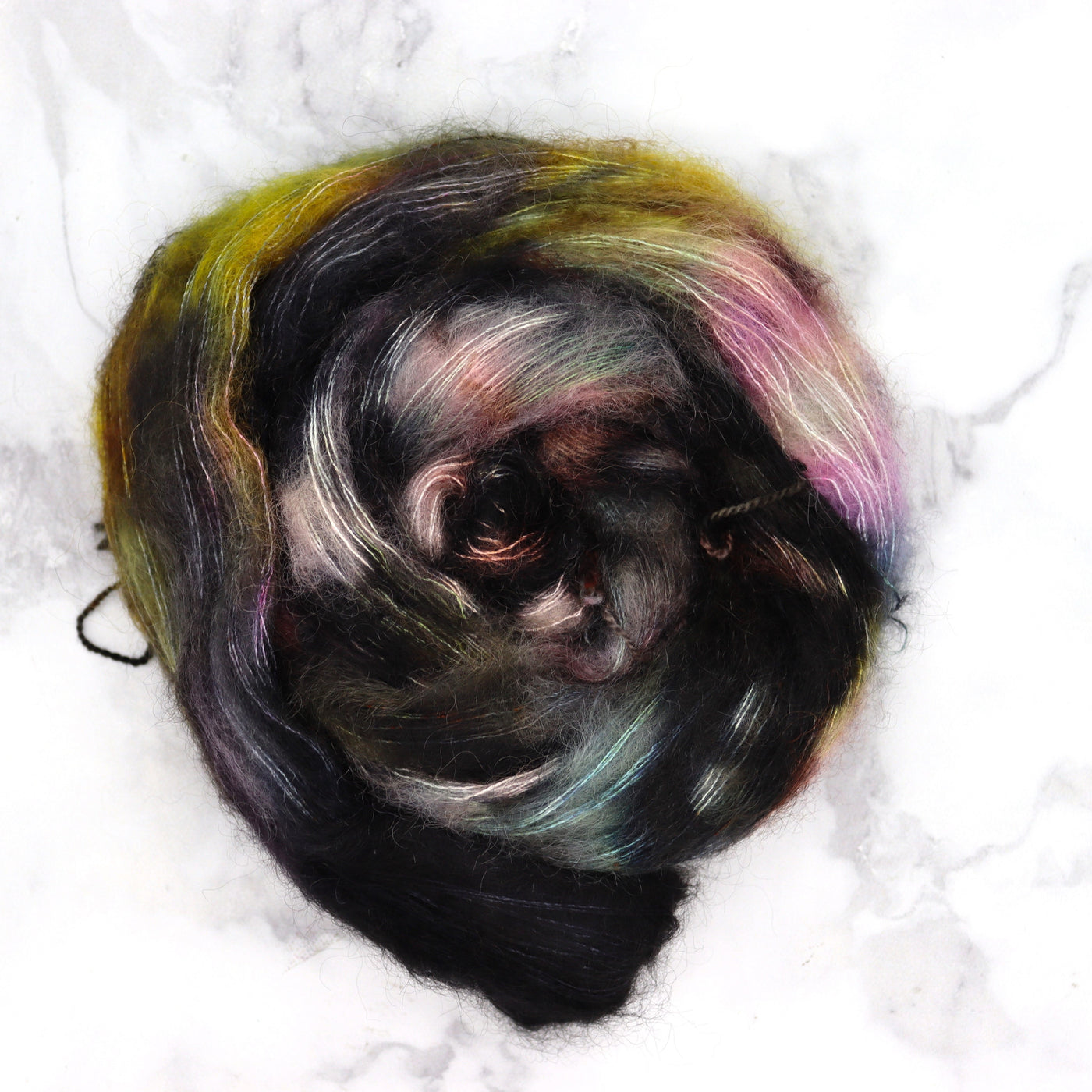Knitted Wit Fairy Floss Lace Mohair Silk Knitting Yarn